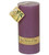 ALOHA BAY Candle Pillar Unscented Eco Violet