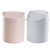 Beavorty 2pcs Garbage can Desktop Trash can Plastic Trash can Office Trash can car Garbage bin Kitchen Trash can Kitchen Trash Bin Waste Container Garbage Recycling Container Round Cover