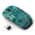 KOOLmouse [ Optical 2.4G Wireless Mouse ] [ Blue Roses Flowers Floral Petal Teal ]