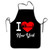 surwae I Love New York Aprons Personalized Aprons For Cooking Restaurant Chef Apron