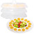 Shindel 3PCS Deviled Egg Platters, Deviled Egg Containers with Lid Portable Egg Tray Egg Carrier For Party Home Kitchen Refrigerator