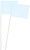 JIZHGRAD Marking Flags 200 Pack Marker Flags, 4x5x15 Inch Yard Flags, Lawn Flags, Invisible Fence, Survey Flags, Landscape Flags, Sprinkler Flags, Surveyor Flags, Stake Flags, Boundary Flags Dog Training (White)