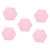 EXCEART 5pcs Felt Board Self Adhesive Felt Notice Board Hexagon Bulletin Board Hexagonal Felt Bulletin Board Wall Memo Board Decorative Pinboard Wall Notice Board Thumbtack Board Household