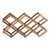 Ferfil Wine Rack, Freestanding Wine Rack Wood Wine Storage Racks Countertop, 10 Bottle Wooden Stackable Wine Cellar Racks, Wine Bottle Stand Holder Display Shelf for Home Kitchen Bar Cabinets