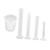 ULTECHNOVO 1 Set Graduated Measuring Cup 10mL Lab Measuring Cylinder graduated cylinder cylinder beaker set test cylinder Plastic Graduated Cups Graduated Cylinder set scale stop