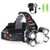 AEOSBIK Headlamp Flashlight, Waterproof Led Rechargeable, Adjustable Headband, 4 Modes Zoomable Headlight for Running, Camping, Cycling, Hiking