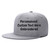 Custom Personalized Hip Hop Style Flat Bill Visor Classic Snapback Embroidered Hat for Men Adjustable Baseball Cap Grey