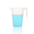 ULAB Half Handle Plastic Measuring Beaker, Vol. 3000ml, with Spout and Molded Graduation, UBP1011