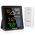 Geevon Indoor Outdoor Thermometer Wireless Weather Station with Color Display, Digital Hygrometer Temperature Humidity Monitor with Alarm Clock and Backlight