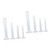 16 Pcs Graduated Cylinder Laboratory Equipment Precise Measuring Tool Wide Rim Home Use Graduated Lab Test Tube Science Lab Beakers Measuring Cylinder Pack Measuring Bucket White