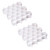 OKUMEYR 2sets Storage Dividers Clothes Drawer Vanity Drawer Clothes Organizer Drawers Closet Underwear Organizer Dresser Dividers Makeup Organiser Drawer Clothing Partition White