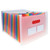 VILLCASE Accordion Folder A4 Office File Folder Filing Folders Accordion File Organizer A4 Documents Holder File Jackets Expanding File Folders Plastic Pocket Folder White Folder Rack Plaid