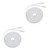 UKCOCO 2pcs 6 Category 6 Network Cable ethernet Cables ethernet Cable Flat eather ethernet Cable Copper White Internet Cable Network Patch Cord Networking Cord Wiring