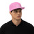 I Can Do All Things Through Christ, Christian God Snapback Hats for Man's Womens Hip Hop Baseball Cap Unisex Adjustable Flat Bill Visor Cap Pink