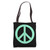 Make Peace Not War - Peace Sign Logo Tote Bag