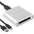 Cfexpress Type B Card Reader, USB 3.1 Gen2 10Gbps Cf Express Memory Card Reader Portable CFexpress Reader with USB C to USB C/USB A Cables,Support Windows/Mac/Linux/Android