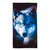 Northwest Classics Beach Towel, 30" x 60", Wolf Stare Design