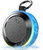 Donerton Bluetooth Shower Speaker, IPX7 Waterproof Wireless Speaker with Suction Cup, Portable Speaker, 360 HD Surround Sound, Mini Speakers, Dual Stereo Pairing, Built-in Mic, Radio, Blue