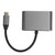 Zopsc 5In1 USB 3.0 TypeC to VGA Docking Station PD Charging 3.5mm Audio Notebook Hub