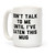 LookHUMAN Don't Talk to Me Until I've Eaten This Mug White 15 Ounce Ceramic Coffee Mug