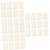 Tofficu 45 Pcs Index Separator Page Ring Binder Dividers Book Annotation Supplies A5 Tab Dividers A5 File Dividers Binder Clips Convenient Tab Dividers Index Page The Paper Office White