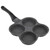 Kcabrtet Egg Frying Pan 4-Cup Nonstick Easy Clean Egg Cooker Omelet Pan For Breakfast Swedish Pancake, Plett, Crepe Pan Gas Stove and Other Stoves Cookware