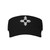 New Mexico Zia Sun Visor Cap Adjustable Uv Protection Sun Visor Hats Empty Top Baseball Hat for Women and Men Black
