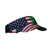 Ireland America Flag Sun Visor Cap for Women Men Summer Adjustable Sun Protection Visors Black