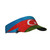 Flag of Azerbaijan Sun Visor Cap for Women Men Summer Adjustable Sun Protection Visors Black