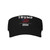 Donald Trump Flags 2024 Visor Cap Adjustable Uv Protection Sun Visor Hats Empty Top Baseball Hat for Women and Men Black