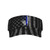 Colorectal Cancer Awareness America Flag Blue Ribbon Visor Cap Adjustable Uv Protection Sun Visor Hats Empty Top Baseball Hat for Women and Men