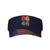8646 Impeach Biden Visor Cap Adjustable Uv Protection Sun Visor Hats Empty Top Baseball Hat for Women and Men Black