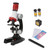 Microscope Educational Science Kit, 100X?XP0X Gift Child Microscope, Biological Microscope Kit, for Beginner Children Kids Students