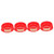 Angoily 4pcs Fire Extinguisher Stand Extinguisher Holder Fire Extinguisher Bracket Car Fire Extinguisher Rack Bracket for Fire Extinguisher Fire Fighter Holder Lampshade Plastic Luminous