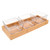 DECHOUS 1 Set Compartment Snack Plate Glass Serving Dishes Snacks Plate Containers for Fruit Desktop Decor Appetizer Platter Compartment Snack Tray Wedding Fruit Bowl Food Serving Dish Nut