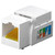 Naposeuo 50-Pack Cat6 Keystone Jack, RJ45 Keystone Jack, Cat6 Network Coupler, Cat5/5e/6 Ethernet Wall Jack, White