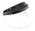 Universal 3 Snap Flip Up Motorcycle Helmet Shield - Clear