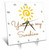 3dRose Image of a Sun with Text of You are My Sunshine - Desk Clocks (dc-378453-1)