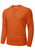 MAGCOMSEN Long Sleeve Henley Shirts for Mens Fall Shirts Cotton Casual Shirts Dark Orange L