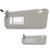 Left Driver Side Sun Visor SunVisor with Light for 2010-2015 Mazda CX-9 TDY1-69-320 (Gray)
