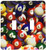 3dRose lsp_962_2 Billiard Balls Pool - Double Toggle Switch