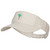 e4Hats.com Palm Tree Embroidered Cotton Washed Visor - Stone OSFM