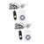 UKCOCO 2pcs Electron Microscope high Definition Household Science Digital Microscope Handheld Digital Microscope Number Alloy Electron Digital Microscope