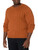 Amazon Essentials Men's Crewneck Cable Cotton Sweater, Rust, X-Large