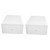 BESTOYARD 2pcs Box Underwear Storage Box Sock Drawer Organizer Tie Divider Drawer Closet Drawer Divider Bra Storage Organizer Clothes Drawer Organizer Storage Container Pp Jewelry White