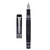 Asvine Kaigelu 316A Black Acrylic Fountain Pen, Iridium Medium Nib Classic Pen with Ink Converter