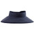 San Diego Hat Company Women's One Size Ultrabraid Visor with Ribbon Binding, and Sweatband, Nu Navy