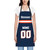Sjugijo Denver Personalized Custom Apron for Women Men, Customized Kitchen Chef Cooking Apron Personalized Design Name&Number Grill Custom Chef Apron Kitchen Apron Cooking Waterproof Apron
