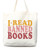 Book Lovers Tote Bag Reading Canvas Tote Shopper Gift for Bookworm, Teachers, Library Bag Reusable Grocery Bag Eco-Friendly Readers' Tote Library Tote Librarian Gift (Tote Bag + Matching Pouch)