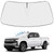 Proadsy Front Windshield Sunshade Foldable Sun Shade Protector Custom Fit 2019-2024 /Chevy Silverado 1500, Regular cab, Crew cab, Double Cab 2Dr 4Dr Accessories 2024 Upgrade